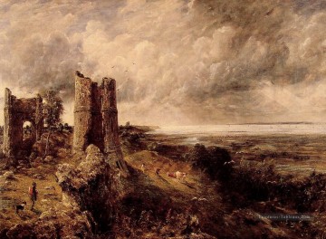 Hadleigh Castle paysage romantique John Constable Peinture à l'huile